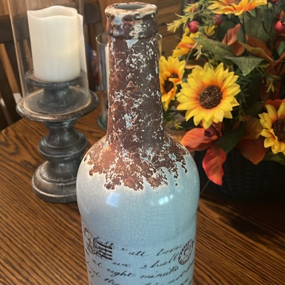 🏡NEW/CERAMIC RUSTIC VASE - Picture 3 of 6